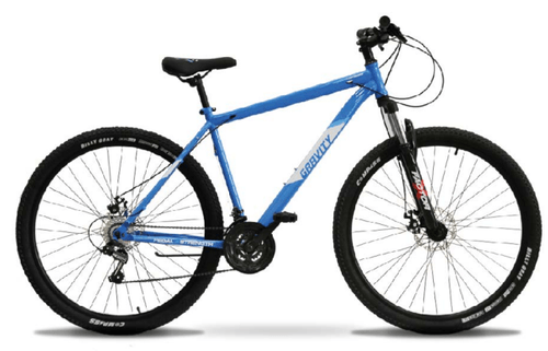 Bicicleta Gravity MTB R229" Lowrider Talle M Azul/Blanco