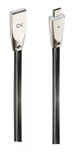 Cable Metalico Micro USB - Plateado