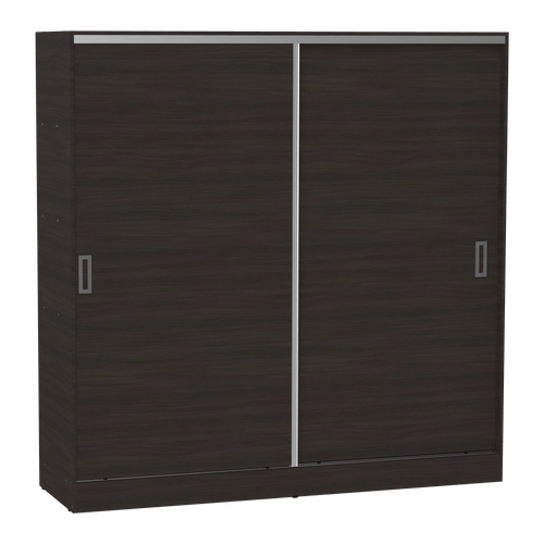 Placard Puerta Corredizas Linea Suave Wengue 1.82 3 cajones ORLANDI