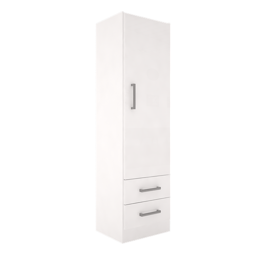 Despensero Multifunción ORLANDI 1,60 X 0,45 X 0,45 2 Cajones 1 Puerta Blanco