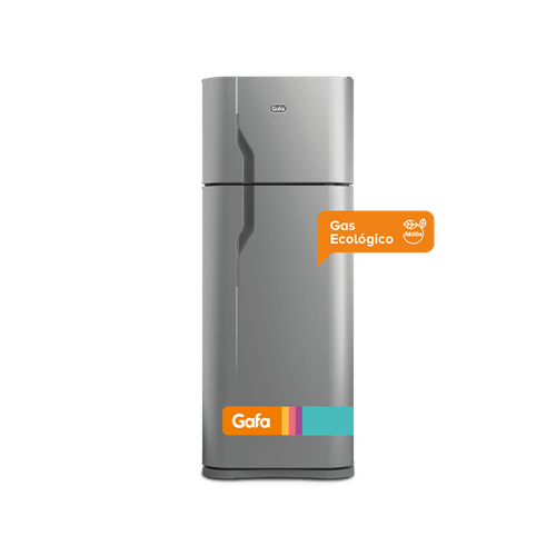 Heladera Gafa 344 Lts con freezer Plata HGF 368AFP