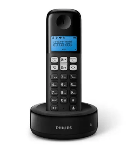 Telefono Inalambrico Philips Base Simple Negro D1311B/77