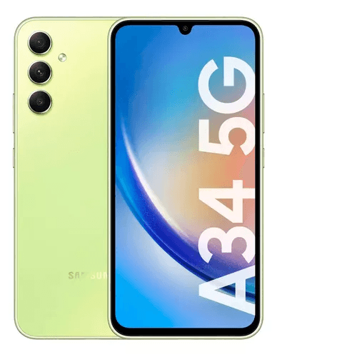 Celular Galaxy A34 5G 128/6GB LIME SM-A346MLGBAR Samsung