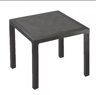 Mesa Rattan Fidji Grafito 90 x 90 VOSS 2000