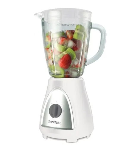 Licuadora SMARTLIFE 400W Jarra de Vidrio 1.5L Blanca SL-BL1008WPN