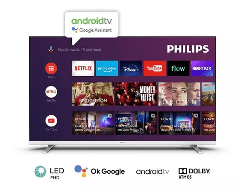 Smart TV PHILIPS 75" 4K UHD Ambilight 75PUD8507/77