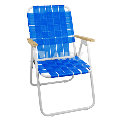 Sillón Fijo LAURY Acero Apoya brazos de Madera 17985