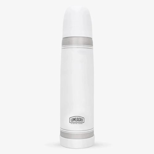 Termo Acero Lumilagro Luminox T-376 Blanco