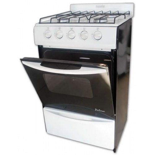 Cocina 51 cm. Blanca Gas Envasado PALACE002 ESCORIAL