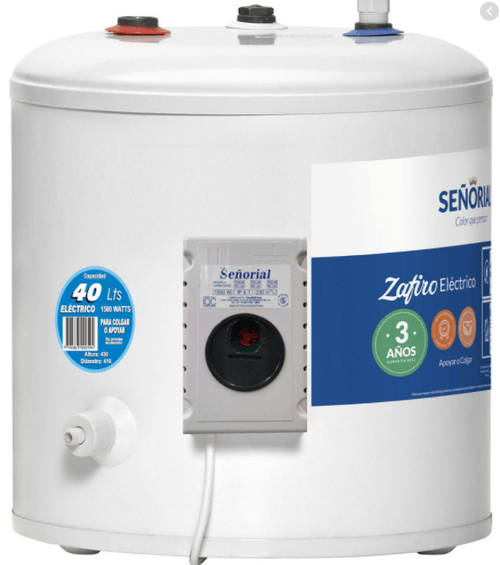 Termotanque Eléctrico SEÑORIAL 30Lts Colgar TESZP-40