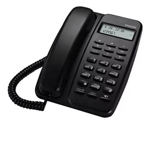 Telefono Con Cable Philips Id Llamadas CRD150B/77
