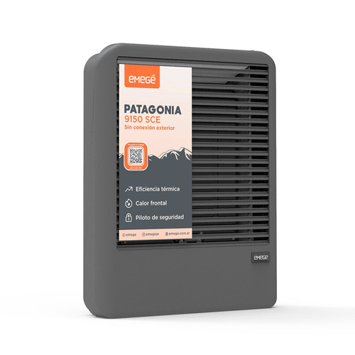 Calefactor Emege 5000Kcal sin salida 9150SCE Patagonia