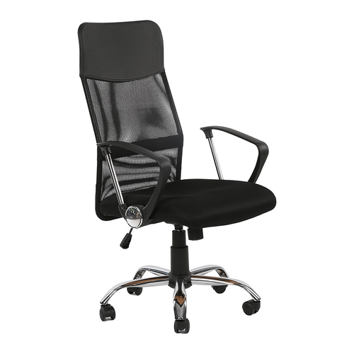 Silla de Oficina Sunlight con Respaldar Alto Negra OC-013