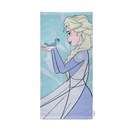 TOALLON DE ALGODON PIÑATA FROZEN ELSA 76 X 140