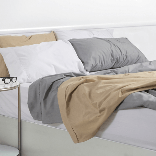SABABA LISAS 1 1/2 PLAZAS 144HILOS ALG BEIGE
