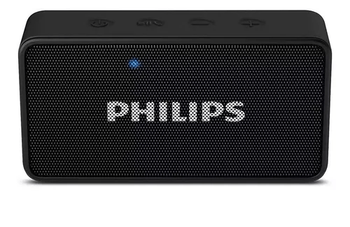 Parlante Philips Portatil BT 3W RMS con microfono BT60BK/77