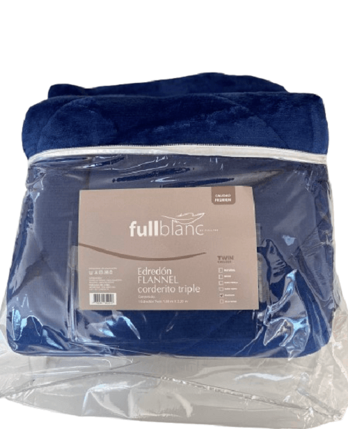ACOLCHADO FLANNEL CORDEROY Y CORDERITO TWIN