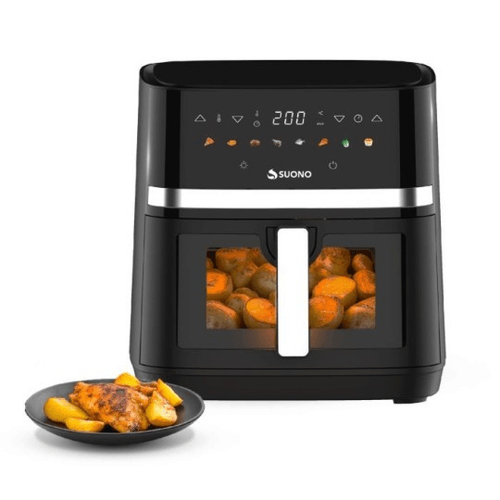 FREIDORA DE AIRE SUONO DIGITAL C/VENTANA 8L 1800W