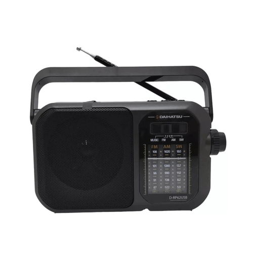 RADIO DUAL D-RP62USB NEGRA
