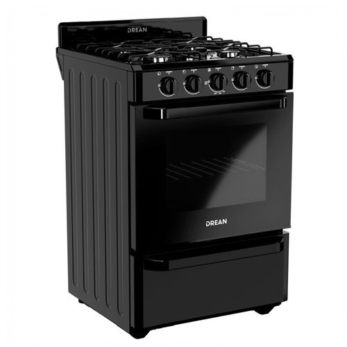 Cocina Drean 56CM Negra 74L Perfect Cook Easy Clean Pro
