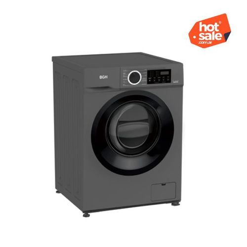 Lavarropas Frontal BGH 8 Kg 1400 RPM Inverter BWFI08S24AR