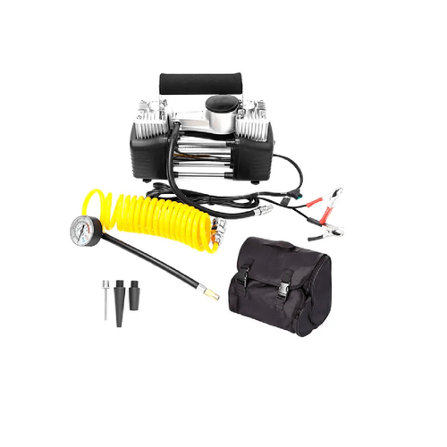 Compresor Para Auto GADNIC 12v 150psi 85lt/min Portátil C/ Kit de Accesorios