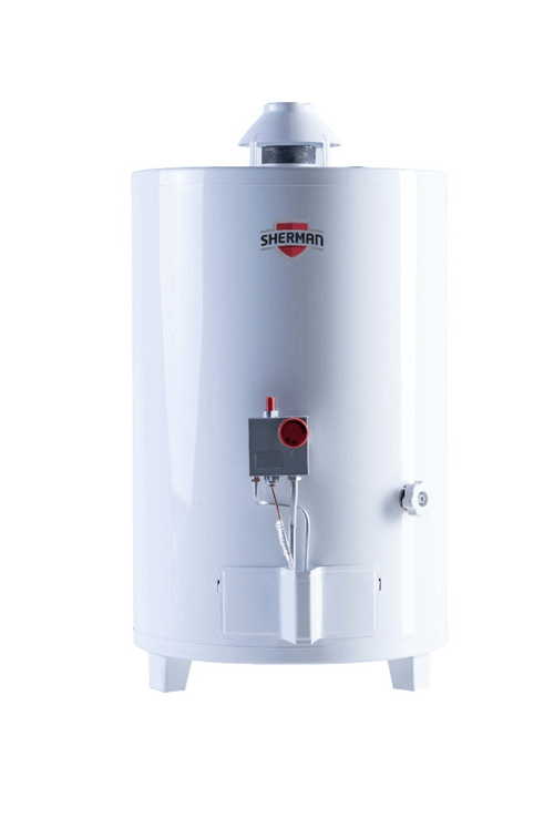 Termotanque SHERMAN 50Lts Multigas/Pie/ Superior TPGP050MSH13