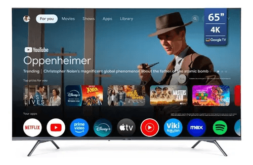 Smart TV 65" BGH Google Led UHD 4K B6524US6G
