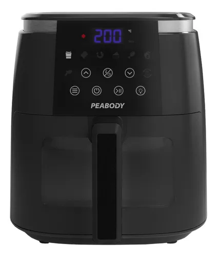 Freidora Sin Aceite 6.5L - 1500W Negra PE-AFD650N