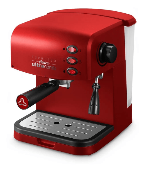 Cafetera Espresso Ultracomb 19 BAr Roja CE-6108