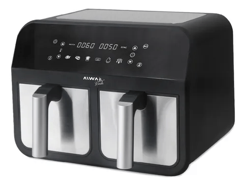 Freidora De Aire Aiwa Digital Doble Canasto 4+4L AW-FA244
