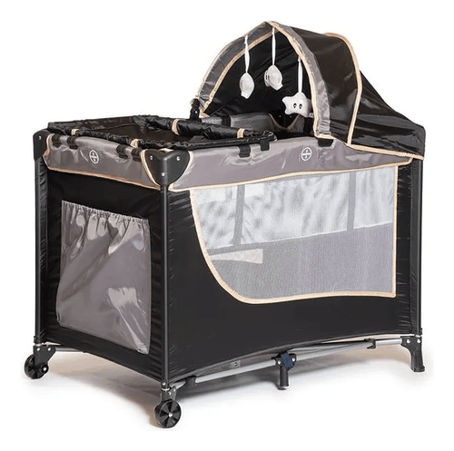 PRACTICUNA LOVE COLECHO 2 ALT,MOSQUITERO C/CAPOTA NEGRO MOD 832