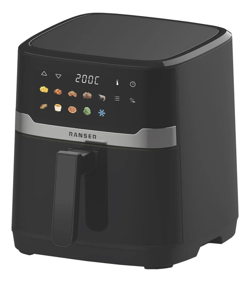FREIDORA DE AIRE RANSER DIGITAL 7L RAVELLO NEGRA AF-8675B