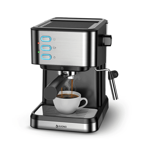 Cafetera Expresso SUONO C/Vaporizador de Leche 20 Bar Mod HOG0389ACE C/